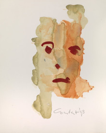 Constant Nieuwenhuys-Vrouwengezicht, 1993