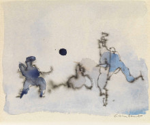 Constant Nieuwenhuys-Les joueurs aux ballons, ca 1985